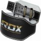 RDX Leather 6" Padded Training Lifting Opasok