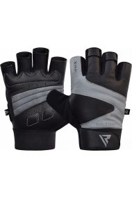 RDX Ferris Fitness Leather S14 GRAY Handschuhe