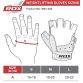 RDX Amara Fitness rukavice - Červené